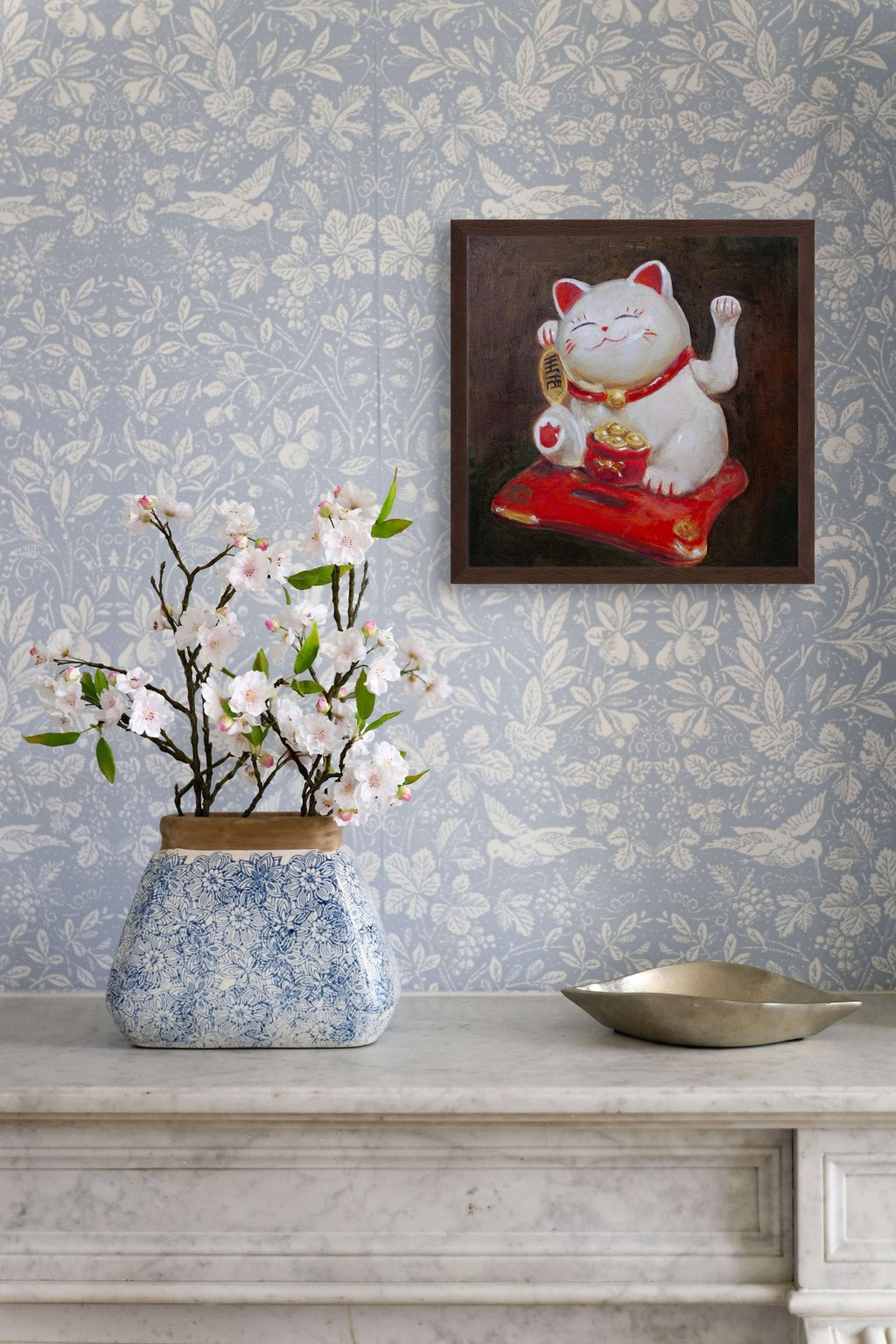 Lucky Cat (Maneki Neko) - Art Print