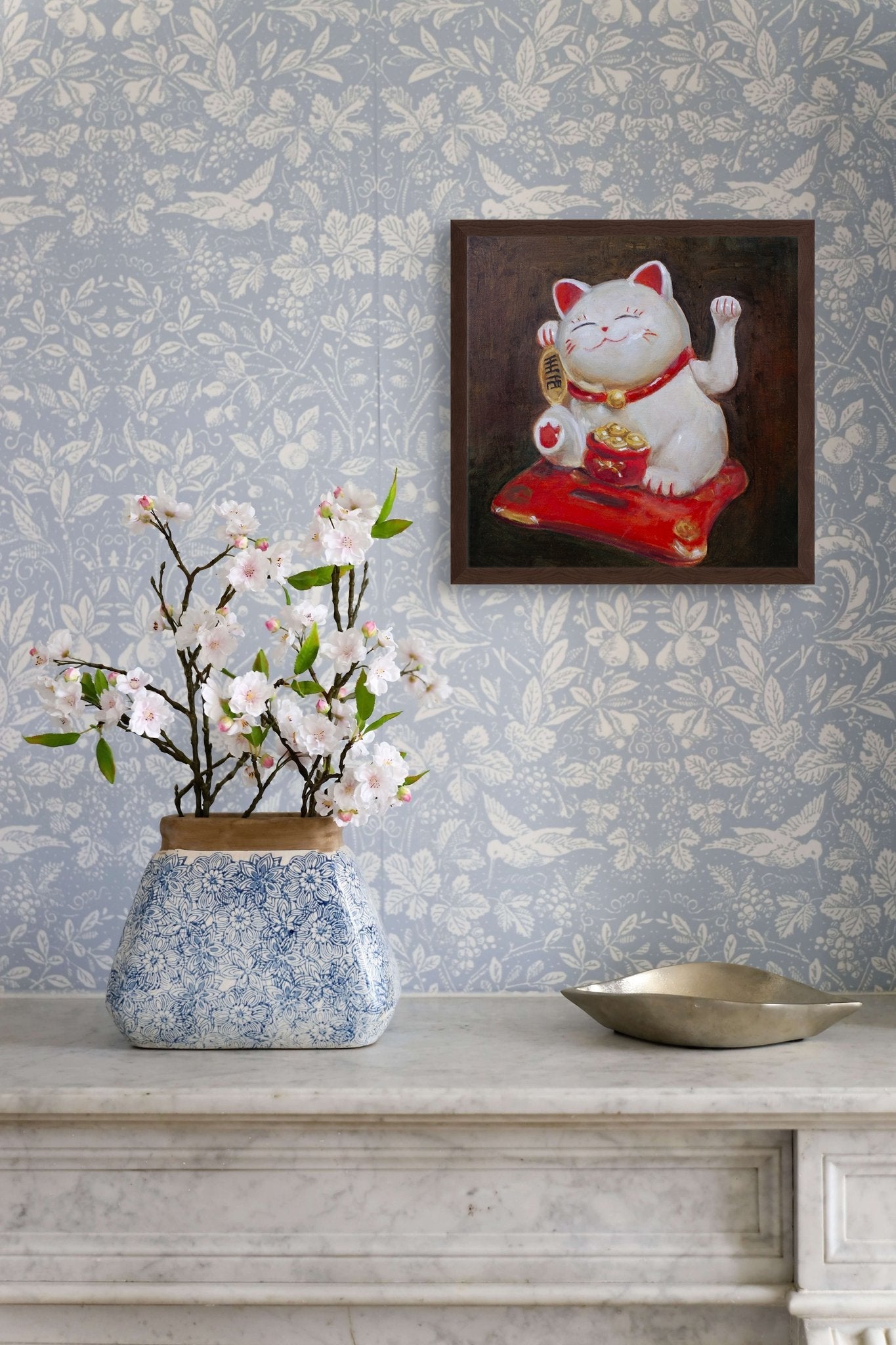 Lucky Cat (Maneki Neko) - Art Print