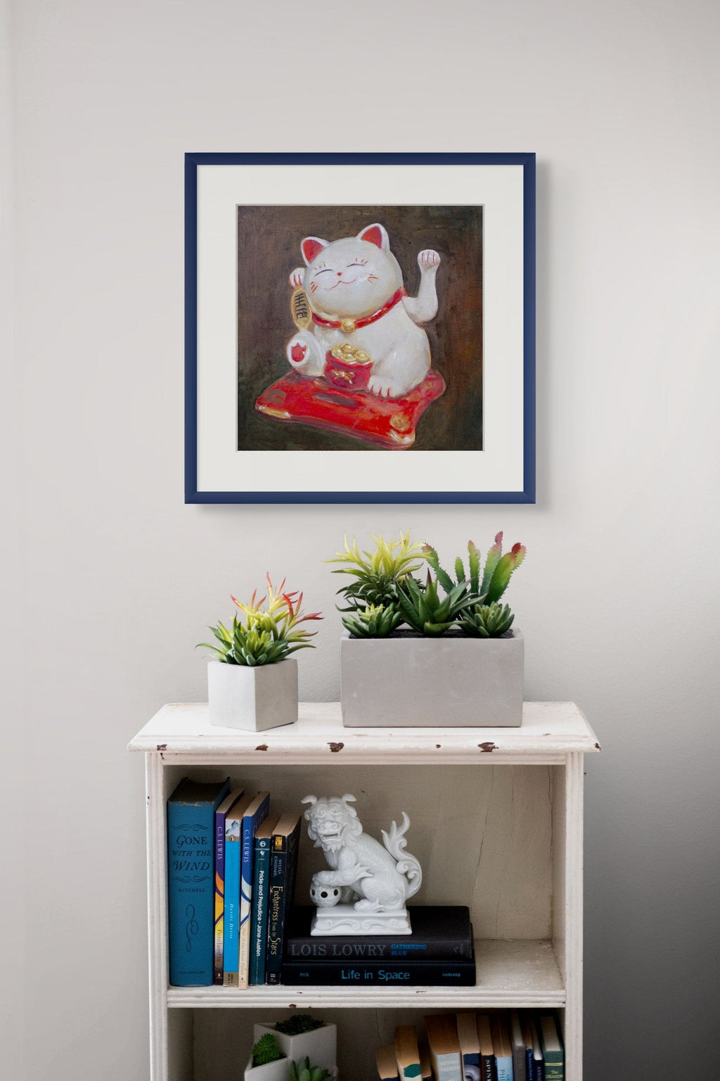 Lucky Cat (Maneki Neko) - Art Print