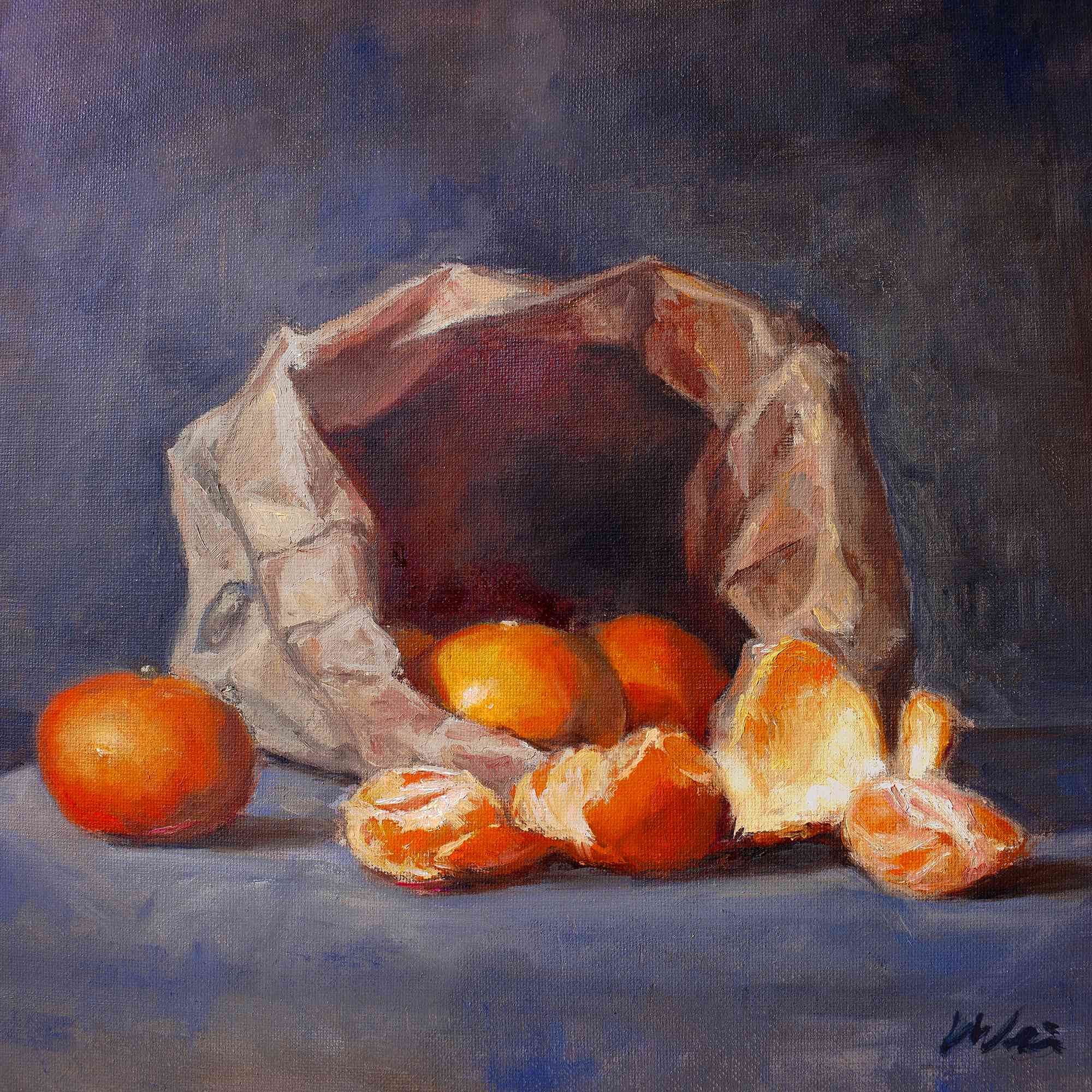 Mandarin Oranges - Art Print