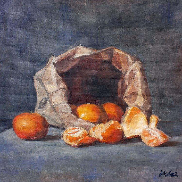 Mandarin Oranges - Art Print