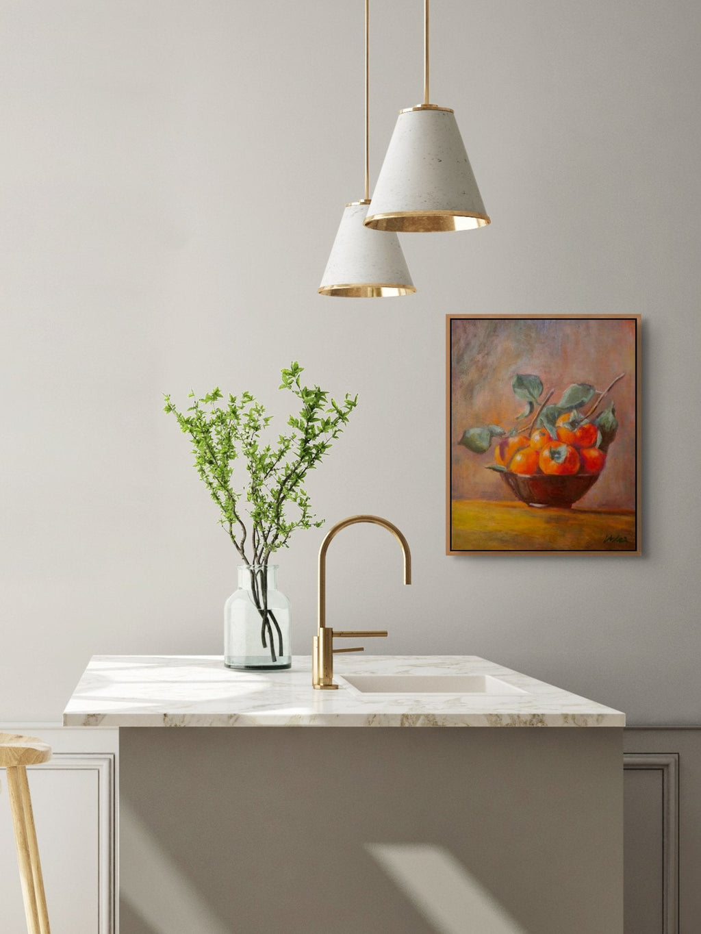 Persimmons - Art Print